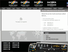 Tablet Screenshot of detzer.com